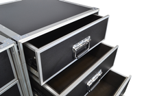 8 Drawer Flightcase Two Sections by Co 
