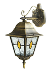 Bronze Effect Lantern Wall Light 240V  