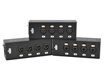 4 Way RJ45 Socket to XLR or Jack C 
