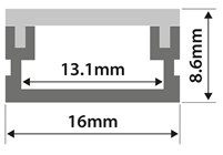 Waterproff LED Tape Profile - Short 