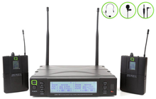 QWM1960 V2 Wireless Dual Beltpack Microp 