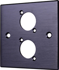 Black Wall Plate With D-Series Hole -% 