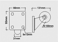 Caster Wheel Set 4