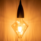 Dimmable LED Tri-Diamond Gold Filament L 