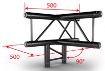 Contestage 50mm Ladder Truss 3 Way T%2 