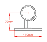 PIPECLAMP HANDRAIL BRACKET 