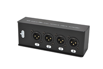 4 Way RJ45 Socket to XLR or Jack C 
