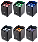 LED Outdoor Uplighter Battery Powered 4x 