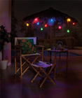 Party Lights with 10 Multi-Coloured Lamp 