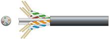 Cat6 U/UTP Outdoor Network Cable - Cho 