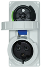 32A 230V 2P E IP67 Switched Interlock  
