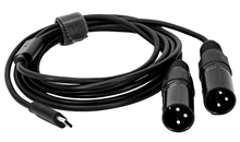 USB C to Dual XLR Lead 2m Digital  