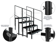 Global Stage Modualr Stairs 