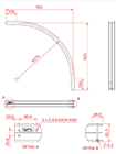 Doughty Curved Studio Rail 80 - Choice 