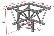 Contestage Trio290 50mm Truss 3 Way Co 