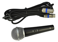 Vocal Microphone Dynamic , Metal Body With Switch - Supplied With Cable