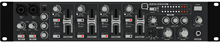 2 Zone Installation Mixer with 4 Dual Stereo Channels + 2 Mic Inputs