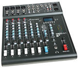 8 Channel PA Mixer with Effects &  