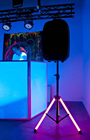 Speaker Stand with Integrated LED Lighti 