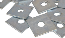 1 Hole Square Plate Washer - Choice  